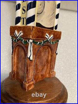 PAULANER OKTOBERFEST MONSTER STEIN ON A TOWER draft beer tap handle. GERMANY