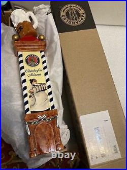 PAULANER OKTOBERFEST MONSTER STEIN ON A TOWER draft beer tap handle. GERMANY