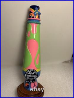 PBR PABST BLUE RIBBON 21-T3 RETRO 1960'S LAVA LAMP draft beer tap handle 2021USA
