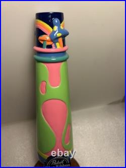 PBR PABST BLUE RIBBON 21-T3 RETRO 1960'S LAVA LAMP draft beer tap handle 2021USA