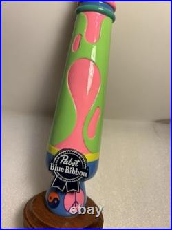 PBR PABST BLUE RIBBON 21-T3 RETRO 1960'S LAVA LAMP draft beer tap handle 2021USA