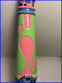 PBR PABST BLUE RIBBON 21-T3 RETRO 1960'S LAVA LAMP draft beer tap handle 2021USA