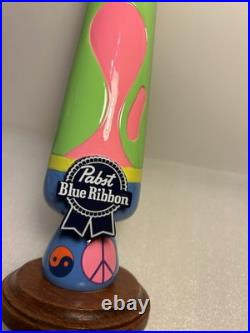 PBR PABST BLUE RIBBON 21-T3 RETRO 1960'S LAVA LAMP draft beer tap handle 2021USA