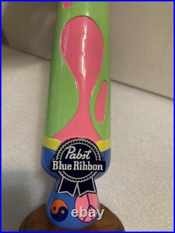 PBR PABST BLUE RIBBON 21-T3 RETRO 1960'S LAVA LAMP draft beer tap handle. USA