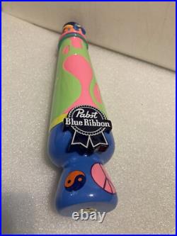 PBR PABST BLUE RIBBON 21-T3 RETRO 1960'S LAVA LAMP draft beer tap handle. USA