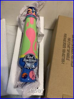 PBR PABST BLUE RIBBON 21-T3 RETRO 1960'S LAVA LAMP draft beer tap handle. USA