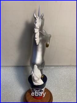 PBR PABST BLUE RIBBON ART SERIES PEPPER THE UNICORN Draft beer tap handle. USA