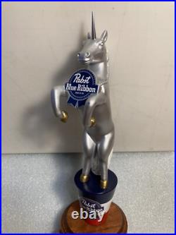 PBR PABST BLUE RIBBON ART SERIES PEPPER THE UNICORN Draft beer tap handle. USA