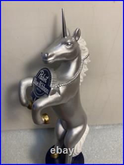 PBR PABST BLUE RIBBON ART SERIES PEPPER THE UNICORN Draft beer tap handle. USA