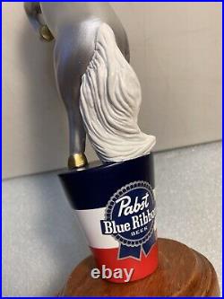 PBR PABST BLUE RIBBON ART SERIES PEPPER THE UNICORN Draft beer tap handle. USA
