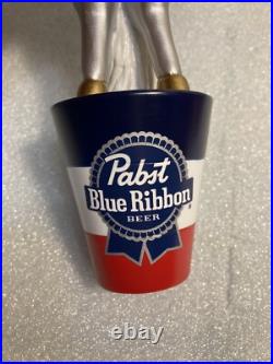 PBR PABST BLUE RIBBON ART SERIES PEPPER THE UNICORN Draft beer tap handle. USA