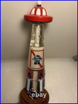 PBR PABST BLUE RIBBON ART UFO BEER EXTRACTION draft beer tap handle. WISCONSIN