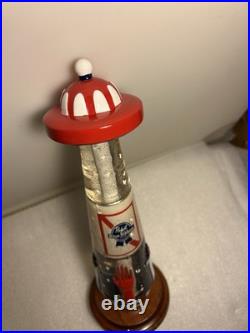 PBR PABST BLUE RIBBON ART UFO BEER EXTRACTION draft beer tap handle. WISCONSIN