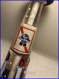 PBR PABST BLUE RIBBON ART UFO BEER EXTRACTION draft beer tap handle. WISCONSIN