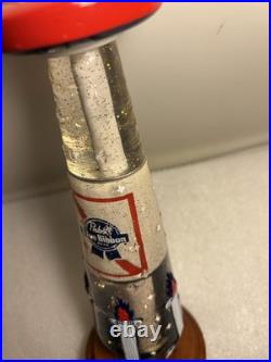 PBR PABST BLUE RIBBON ART UFO BEER EXTRACTION draft beer tap handle. WISCONSIN