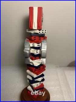 PBR PABST BLUE RIBBON MUSIC 1970's CASSETTE STACK draft beer tap handle. USA
