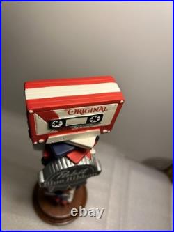 PBR PABST BLUE RIBBON MUSIC 1970's CASSETTE STACK draft beer tap handle. USA