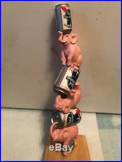 PBR PABST BLUE RIBBON PINK ELEPHANTS art series beer tap handle. EVERYWHERE USA