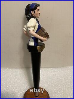 PEARL STREET ST. PEARLIE GIRL draft beer tap handle. BUFFALO, NEW YORK PEARL STREET ST. PEARLIE GIRL draft beer tap handle. BUFFALO, NEW YORK