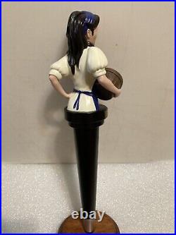 PEARL STREET ST. PEARLIE GIRL draft beer tap handle. BUFFALO, NEW YORK PEARL STREET ST. PEARLIE GIRL draft beer tap handle. BUFFALO, NEW YORK