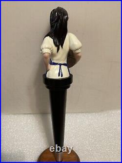 PEARL STREET ST. PEARLIE GIRL draft beer tap handle. BUFFALO, NEW YORK PEARL STREET ST. PEARLIE GIRL draft beer tap handle. BUFFALO, NEW YORK