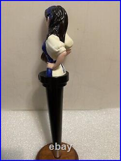 PEARL STREET ST. PEARLIE GIRL draft beer tap handle. BUFFALO, NEW YORK PEARL STREET ST. PEARLIE GIRL draft beer tap handle. BUFFALO, NEW YORK