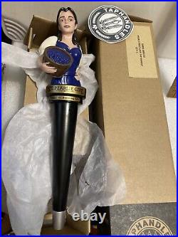 PEARL STREET ST. PEARLIE GIRL draft beer tap handle. BUFFALO, NEW YORK PEARL STREET ST. PEARLIE GIRL draft beer tap handle. BUFFALO, NEW YORK