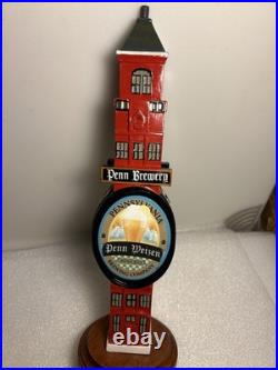 PENN BREWING PENN WEIZEN PENN BREWERY beer tap handle. PENNSYLVANIA