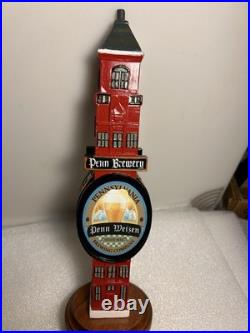 PENN BREWING PENN WEIZEN PENN BREWERY beer tap handle. PENNSYLVANIA