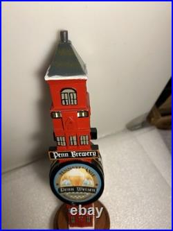 PENN BREWING PENN WEIZEN PENN BREWERY beer tap handle. PENNSYLVANIA