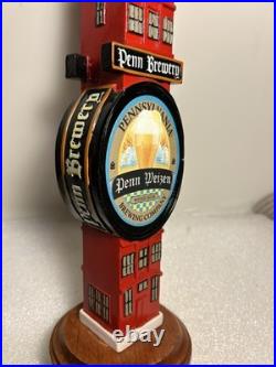 PENN BREWING PENN WEIZEN PENN BREWERY beer tap handle. PENNSYLVANIA