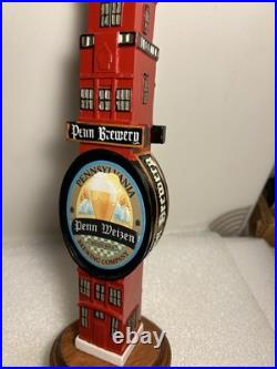 PENN BREWING PENN WEIZEN PENN BREWERY beer tap handle. PENNSYLVANIA