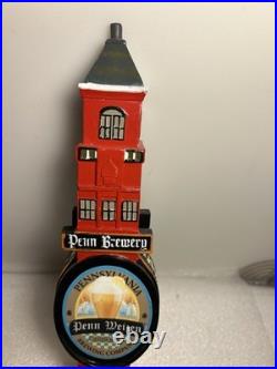 PENN BREWING PENN WEIZEN PENN BREWERY beer tap handle. PENNSYLVANIA