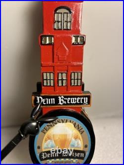 PENN BREWING PENN WEIZEN PENN BREWERY beer tap handle. PENNSYLVANIA