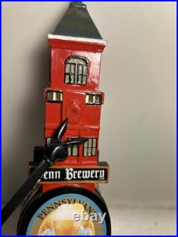 PENN BREWING PENN WEIZEN PENN BREWERY beer tap handle. PENNSYLVANIA
