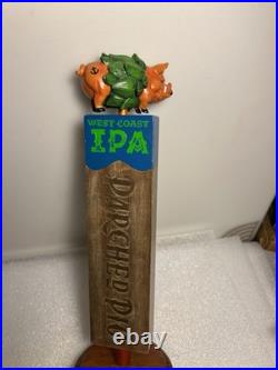 PIG & ANCHOR PARCHED PIG IPA SMOKED PIG IN A HOP BLANKET beer tap handle FLORIDA