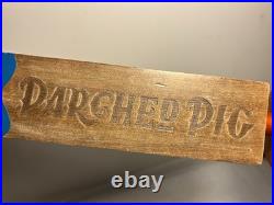 PIG & ANCHOR PARCHED PIG IPA SMOKED PIG IN A HOP BLANKET beer tap handle FLORIDA