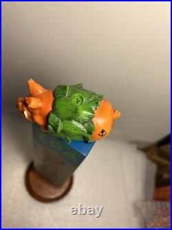 PIG & ANCHOR PARCHED PIG IPA SMOKED PIG IN A HOP BLANKET beer tap handle FLORIDA