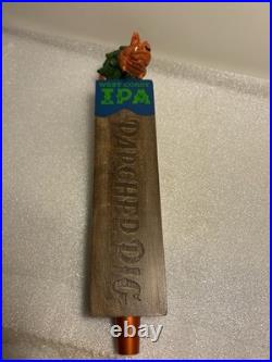 PIG & ANCHOR PARCHED PIG IPA SMOKED PIG IN A HOP BLANKET beer tap handle FLORIDA