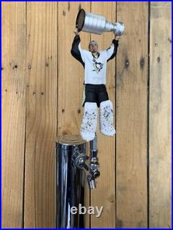 PITTSBURGH PENGUINS Beer Keg Tap Handle NHL HOCKEY Goalie Fleury Stanley Cup