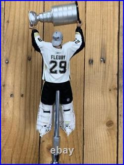 PITTSBURGH PENGUINS Beer Keg Tap Handle NHL HOCKEY Goalie Fleury Stanley Cup