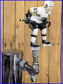 PITTSBURGH PENGUINS Beer Tap Handle NHL HOCKEY Sidney Crosby White Jersey