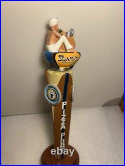PIZZA PORT BREWERY SWAMIS IPA BEER SNAKE CHARMER beer tap handle CALIFORNIA