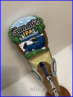 PIZZA PORT SWAMI'S IPA ISLAND STYLE SUMMER BEACH beer tap handle. CALIFORNIA