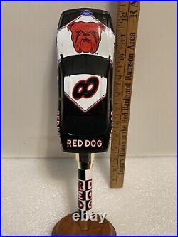 PLANK ROAD BREWERY RED DOG NASCAR Draft beer tap handle. MILLER/Retired PLANK ROAD BREWERY RED DOG NASCAR Draft beer tap handle. MILLER/Retired