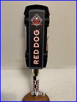 PLANK ROAD BREWERY RED DOG NASCAR Draft beer tap handle. MILLER/Retired PLANK ROAD BREWERY RED DOG NASCAR Draft beer tap handle. MILLER/Retired