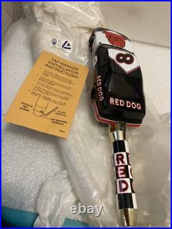 PLANK ROAD BREWERY RED DOG NASCAR Draft beer tap handle. MILLER/Retired PLANK ROAD BREWERY RED DOG NASCAR Draft beer tap handle. MILLER/Retired