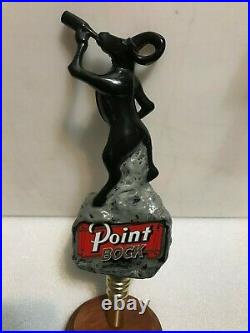 POINT BOCK STEVENS POINT BREWERY beer tap handle. WISCONSIN