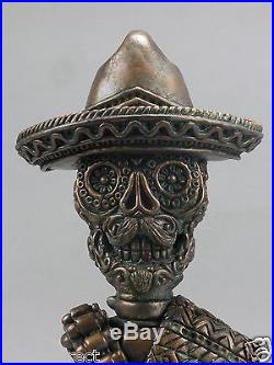 PONCHO VILLA WARRIOR SKULL BAR BEER TAP HANDLE DIRECT FROM RON LEE