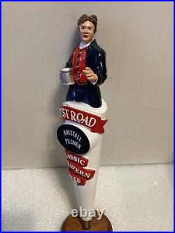 POST ROAD BREWING CLASSIC TAVERN PILSNER draft beer tap handle. MASSACHUSETTS